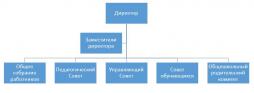 Структура управления МКОУ "Ильинская СОШ"